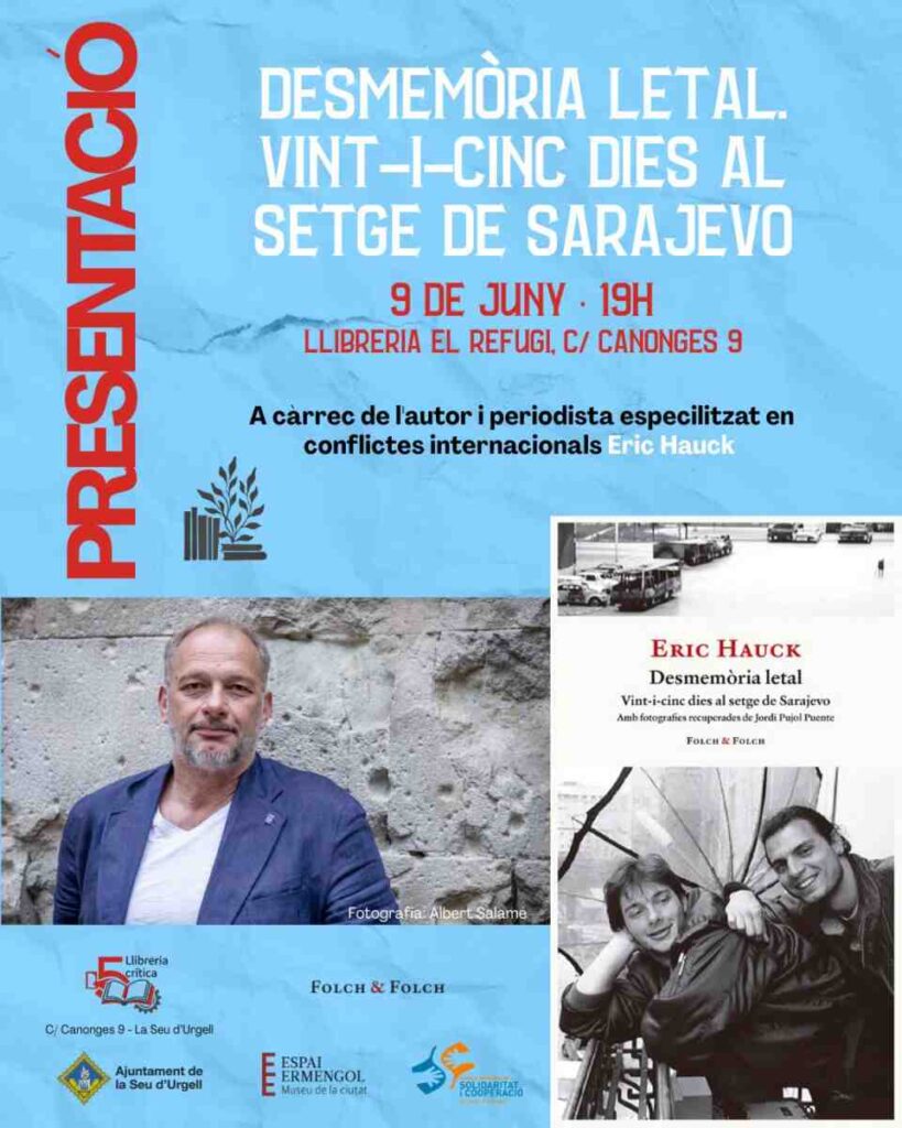 Presentació llibre 'Desmemòria letal' amb Eric Hauck