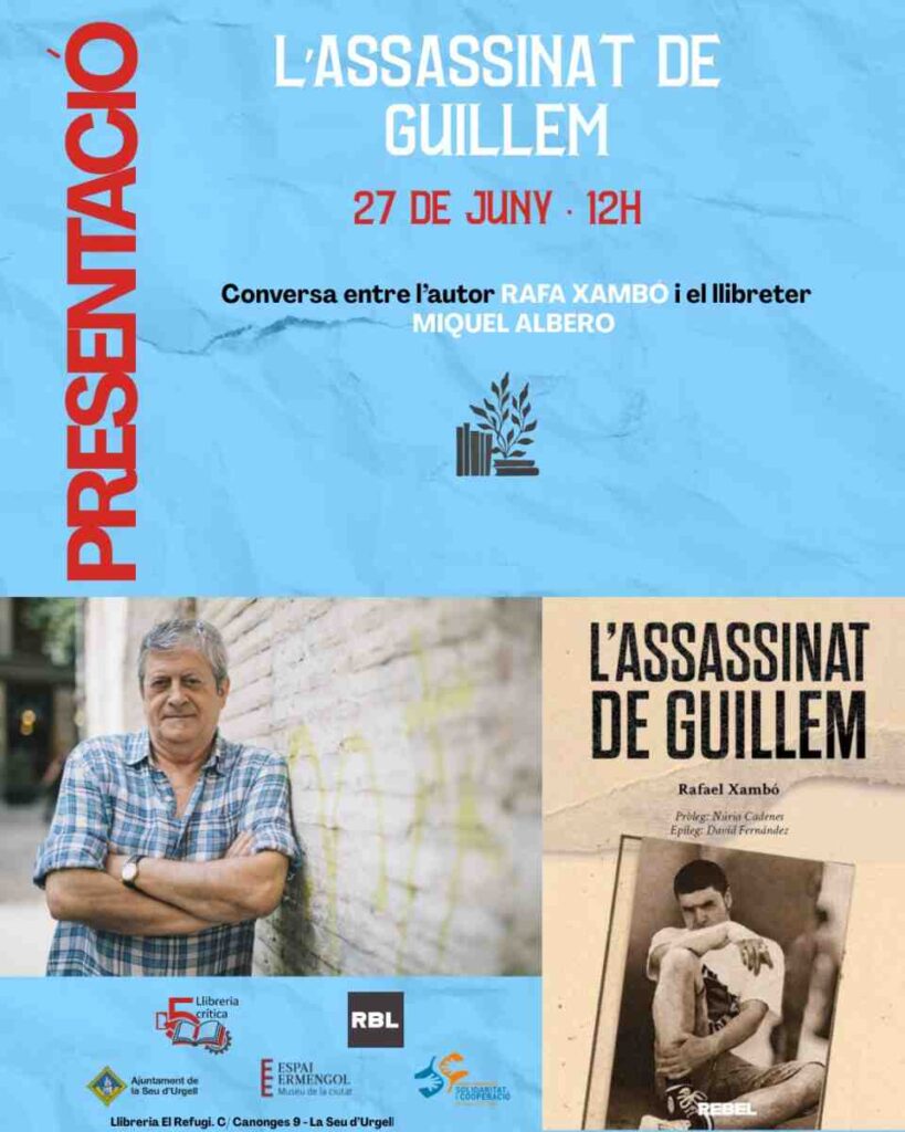 Presentació del llibre 'L'assassinat de Guillem' amb Rafa Xambó