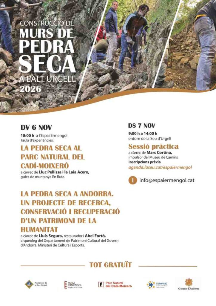 II Jornada de formació de construcció de murs de pedra seca